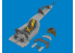 Eduard kit d&#039;amelioration avion brassin Print 6481103 Cockpit Focke Wulf Fw 190A-3 Eduard 1/48