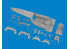 Eduard kit d&#039;amelioration avion brassin Print 6481103 Cockpit Focke Wulf Fw 190A-3 Eduard 1/48