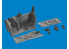 Eduard kit d&#039;amelioration avion brassin Print 6481096 Cockpit P-40E Eduard 1/48