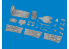 Eduard kit d&#039;amelioration avion brassin Print 6481096 Cockpit P-40E Eduard 1/48