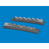 Eduard kit d'amelioration avion brassin Print 6481099 Echappement temps froid arrondi P-40 Eduard 1/48