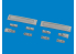 Eduard kit d&#039;amelioration avion brassin Print 6481099 Echappement temps froid arrondi P-40 Eduard 1/48