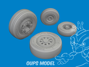 Eduard kit d'amelioration avion brassin 6481110 Roues F-35C Tamiya 1/48