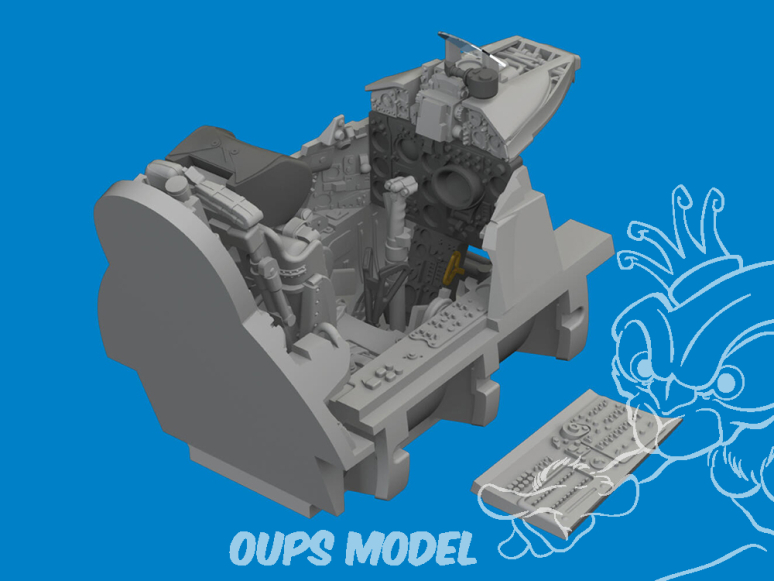 Eduard kit d'amelioration brassin Print 672415 Cockpit MiG-21Bis Eduard 1/72