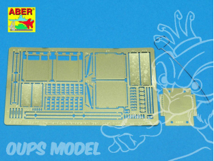 Aber 35A010 Ailes avant er arrière pour Tigre I 1/35