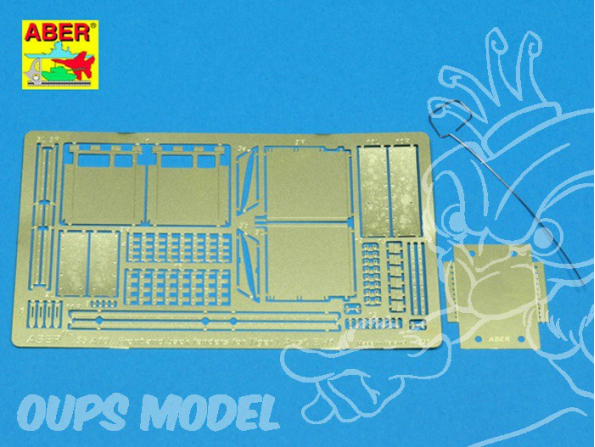 Aber 35A010 Ailes avant er arrière pour Tigre I 1/35