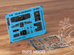 Eduard Space décalques 3D 3DL48228 UH-60A Icm 1/48