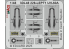 Eduard Space décalques 3D 3DL48228 UH-60A Icm 1/48
