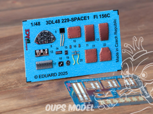 Eduard Space décalques 3D 3DL48229 Fieseler Fi 156C Tamiya 1/48