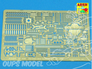 Aber 35A004 Paquetage standard Outils a main allemand 1943-1945 1/35