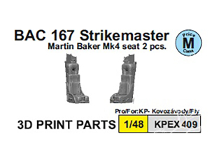 KP Model kit amelioration Kpex409 Siège BAC 167 Strikemaster pour KP 1/48