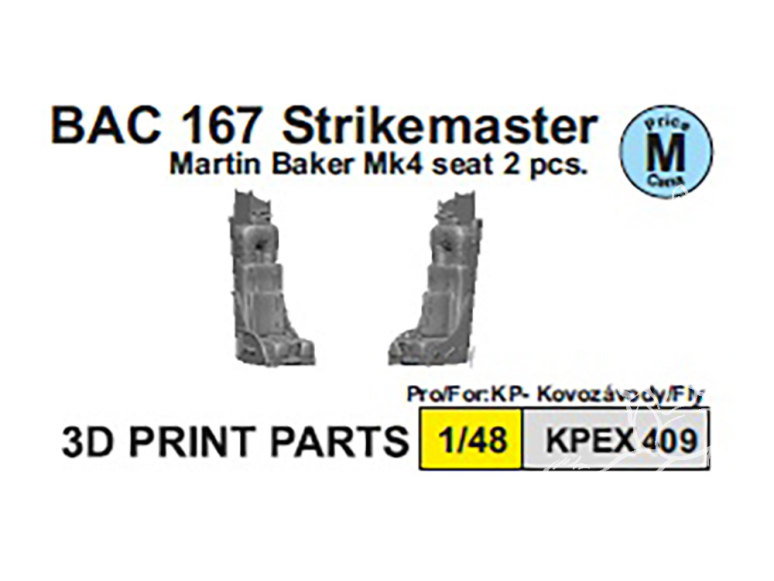 KP Model kit amelioration Kpex409 Siège BAC 167 Strikemaster pour KP 1/48