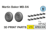 KP Model kit amelioration Kpex035 MB-5/6 Wheels and exhausts kit KP ou AZ 1/72