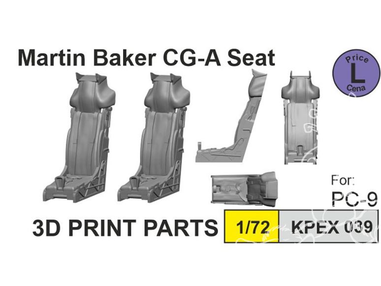 KP Model kit amelioration Kpex039 Siège Martin Baker CG-A pour PC-9 1/72