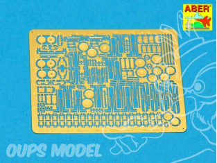 Aber 35A121 Attaches capots miroirs et essuis-glaces camions WWII 1/35