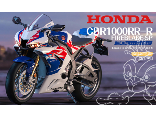 Magic Factory Maquette moto 1401 Honda CBR1000RR-R Fireblade SP 30eme anniversaire Pré-Peint 1/9