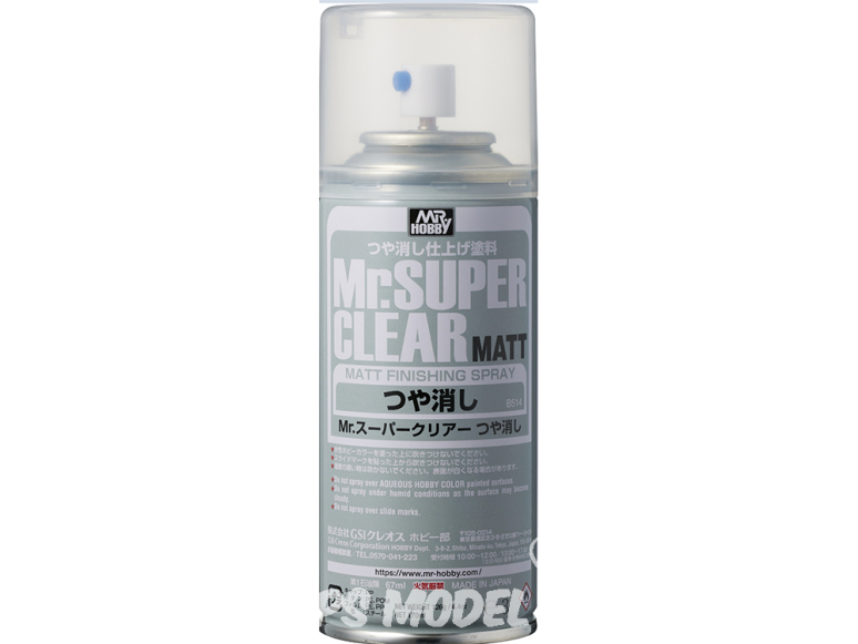 Mr Hobby peinture maquettes b514 Bombe Vernis Mat Enamel