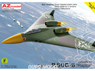 AZ Model Kit avion AZ7894 Gotha P.60C-6 Raptor 1/72