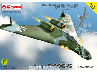 AZ Model Kit avion AZ7893 Gotha P.60C-5 Luftwaffe 46 1/72