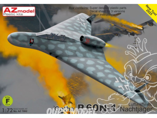 AZ Model Kit avion AZ7893 Gotha P.60N-1 Nachtjager 1/72