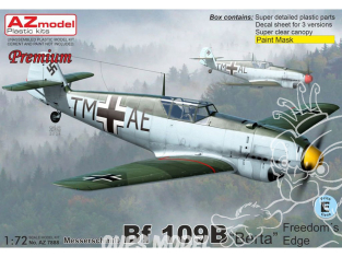AZ Model Kit avion AZ7888 Messerschmitt Bf 109B Berta Freedoms Edge 1/72