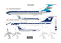 KP Model kit avion KPM14411 Tupolev Tu-134A Malév au couleurs LOT 1/144