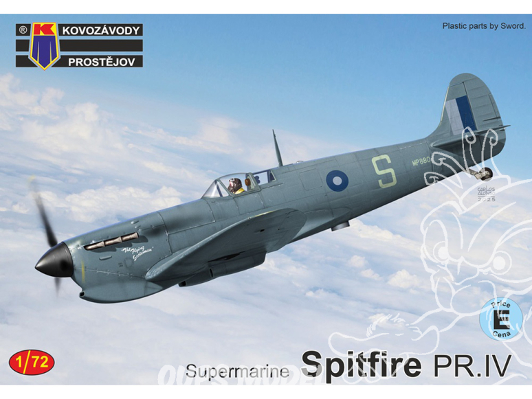 KP Model kit avion KPM0500 Supermarine Spitfire PR.IV 1/72