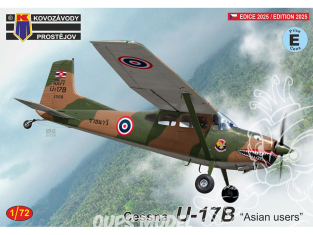 KP Model kit avion KPM0495 Cessna U-17B Utilisateurs asiatiques 1/72