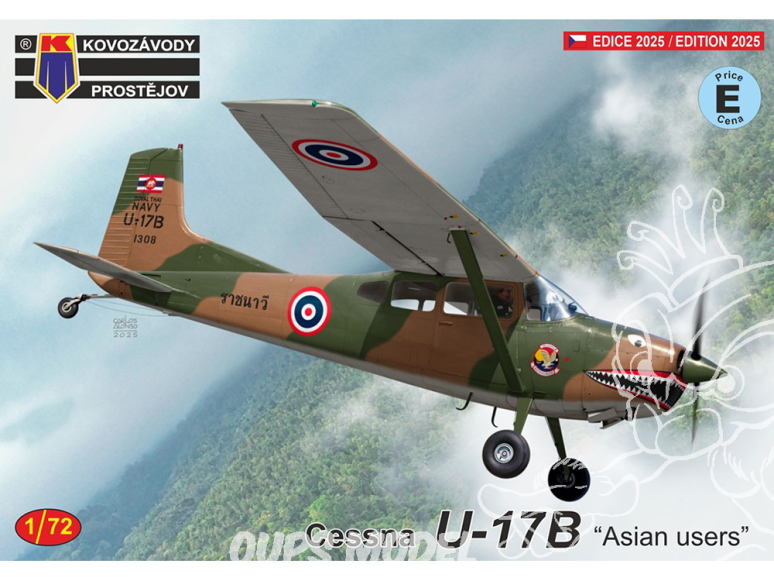 KP Model kit avion KPM0495 Cessna U-17B Utilisateurs asiatiques 1/72