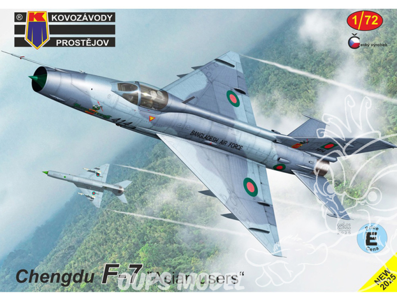 KP Model kit avion KPM0505 Chengdu F-7 Utilisateurs asiatiques 1/72