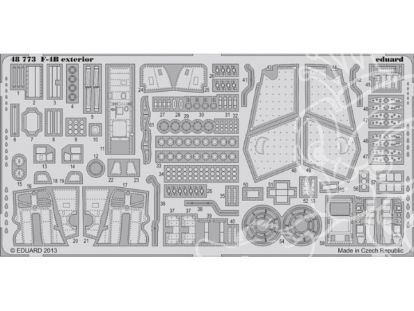 EDUARD photodecoupe avion 48773 Exterieur F-4B 1/48