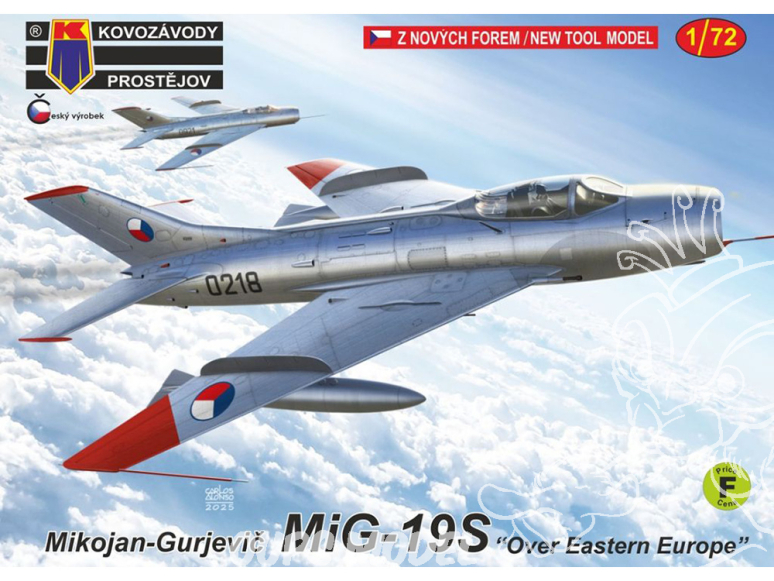 KP Model kit avion KPM0496 MiG-19S au-dessus de l'Europe de l'Est 1/72