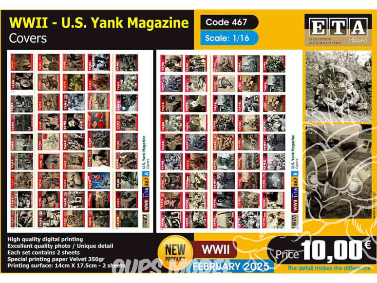 ETA diorama 467 Magazine américain Yankee – couverture 1/16