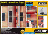 ETA diorama 537 Drapeaux américains WWII 1/16