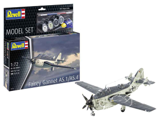 Revell maquette avion 63775 Model Set Fairey Gannet AS.1/AS.4 Maquette Revell avec accessoires de base 1/72