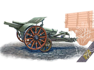 Ace Maquettes Militaire 72595 Canon da105/28 avec chariot de remorque 1/72