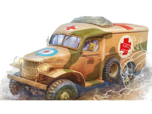 Ace Maquettes Militaire 72596 1/2 ton 4x4 Ambulance WC-9/18/27 1/72