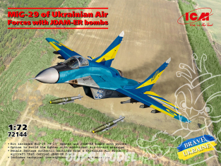 Icm maquette avion 72144 MiG-29 avec bombes JDAM-ER 1/72
