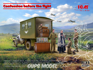 Icm maquette voiture 35585 Confession avant le combat 1/35