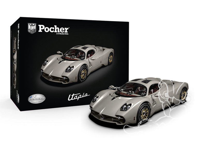 Pocher maquette voiture HK120F Pagani Utopia Coupé Rinascimento Lucido 1/8