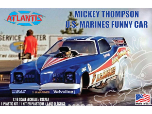 Atlantis maquette voiture H1499 Mickey Thompson Marines Funny Car 1/16