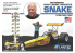 Atlantis maquette voiture M7528 Don Prudhomme Snake Rear Engine Dragster 1/24