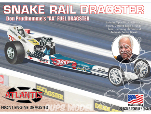 Atlantis maquette voiture M5694 Don the Snake Prudhomme Front Engine Dragster 1/24