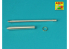 Aber 16L29 Fut de Canon pour canon allemand de 75 mm PaK 40 sans frein de bouche Kit kit DasWerk et Trumpeter 1/16