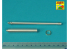 Aber 16L29 Fut de Canon pour canon allemand de 75 mm PaK 40 sans frein de bouche Kit kit DasWerk et Trumpeter 1/16