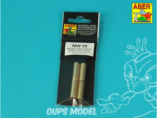 Aber MW09 POIDS POUR MODÈLES EN PLASTIQUE 25 x 9 mm x 4 piéces.