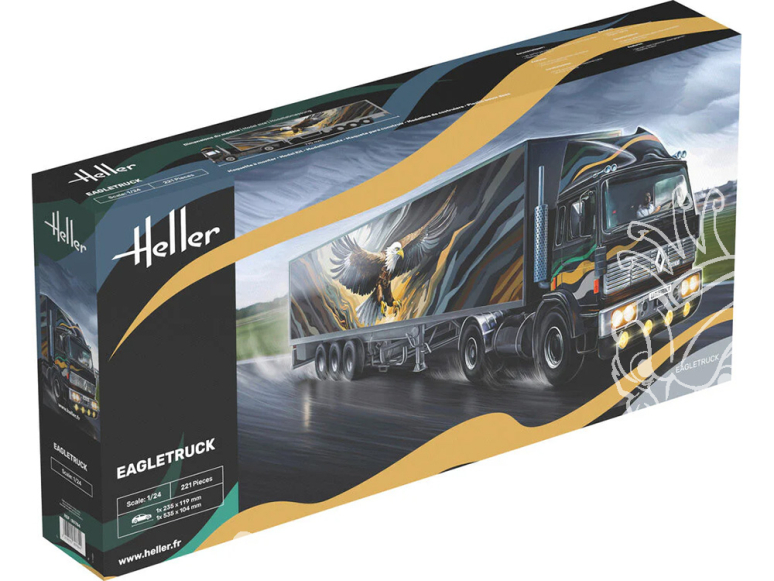 Heller maquette camion 80784 Eagletruck 1/24
