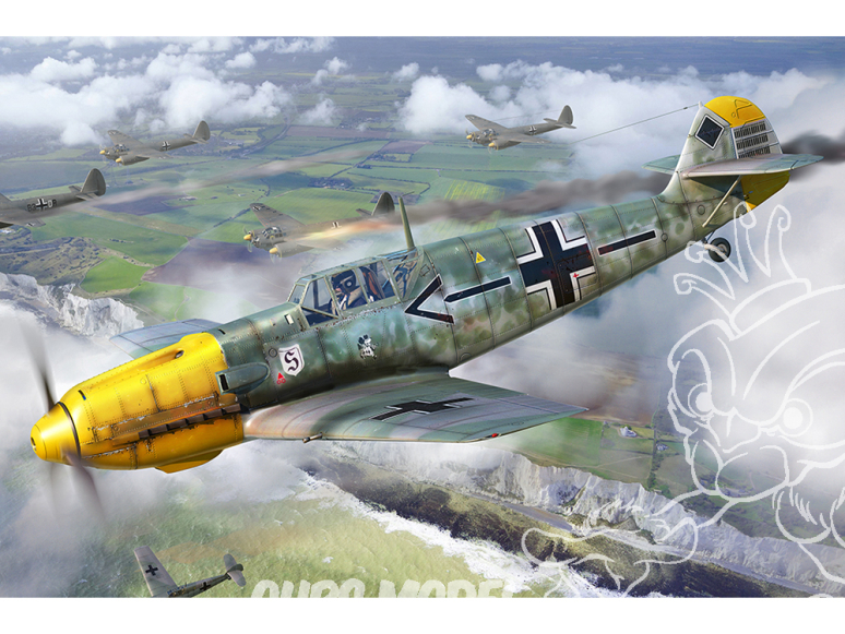 Hobby boss maquette avion 81792 Messerschmitt Bf109E-4 1/48
