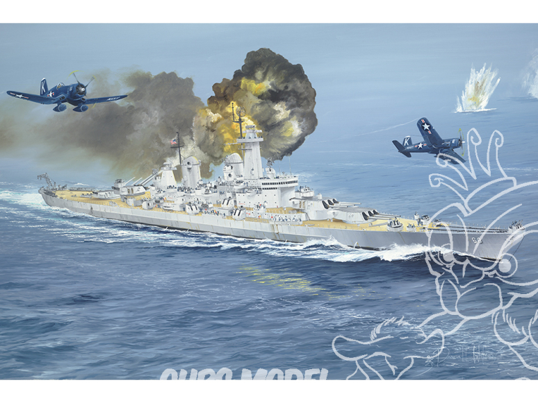 TRUMPETER maquette bateau 05373 USS Ohio BB-68 1/350
