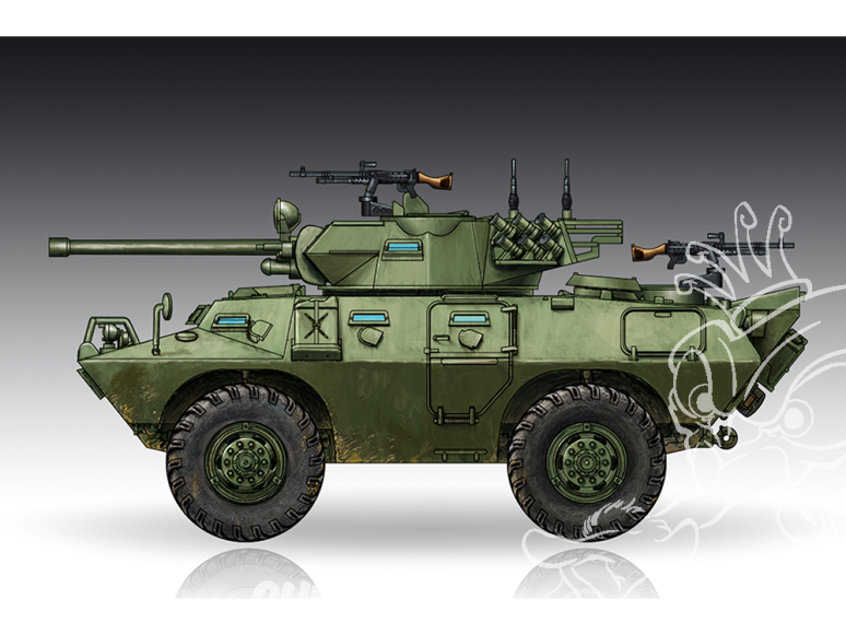 Trumpeter maquette militaire 07442 LAV-150 APC 90mm Mecar Gun 1/72